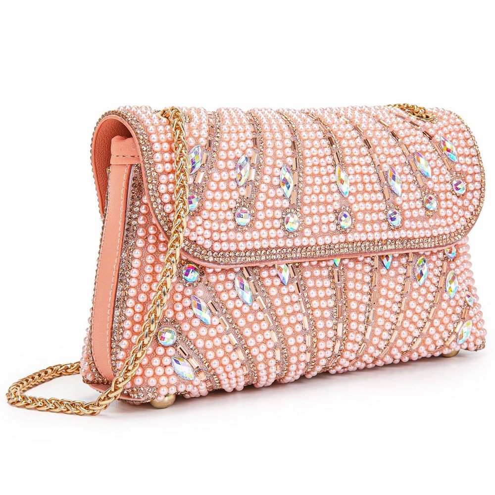 New Rhinestone And Pearls Evening Handbags Shoulder Bags Crossbody :o)